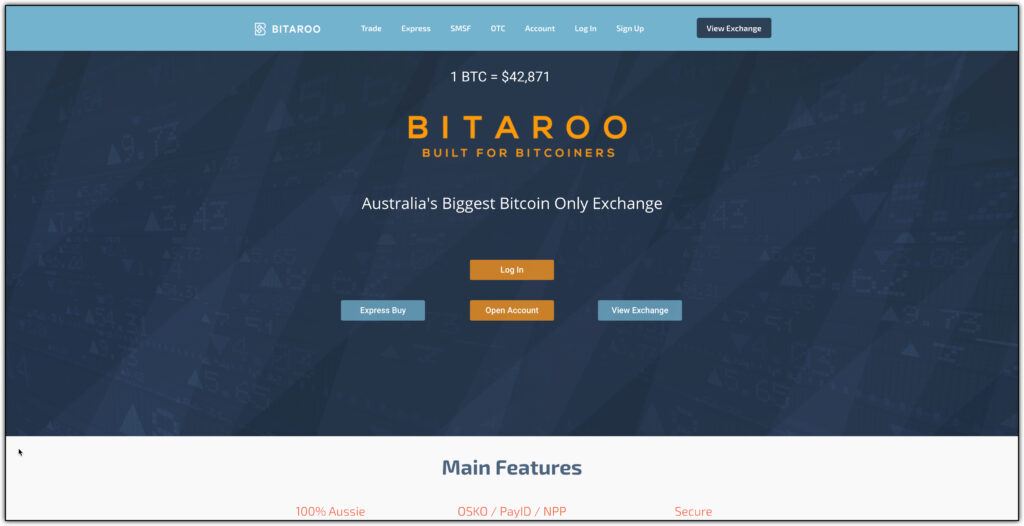 bitaroo bitcoin exchange australia 