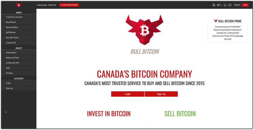 bull bitcoin canada bitcoin exchange 