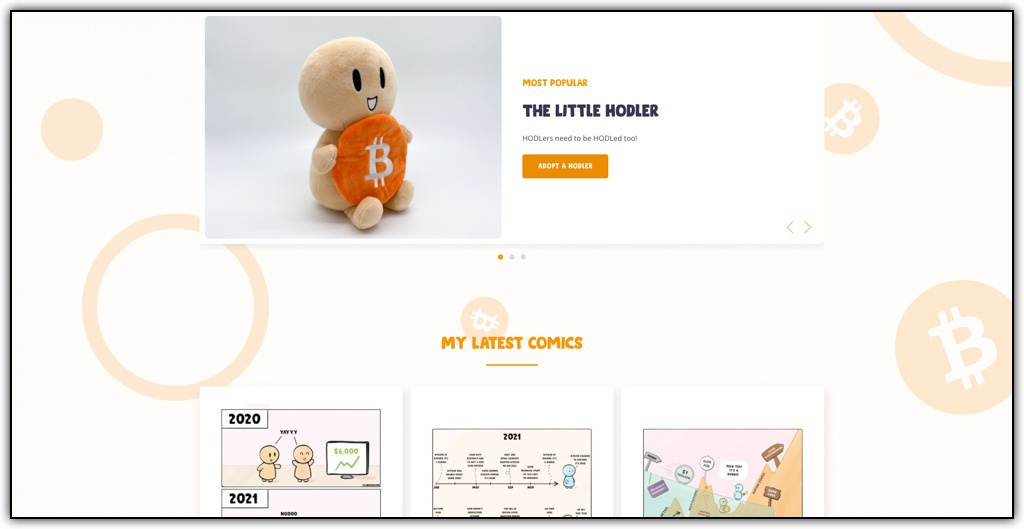 The Little Hodler Plushie and Little Hodler Comics 