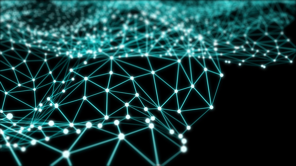 green visualization of digital meshnet 