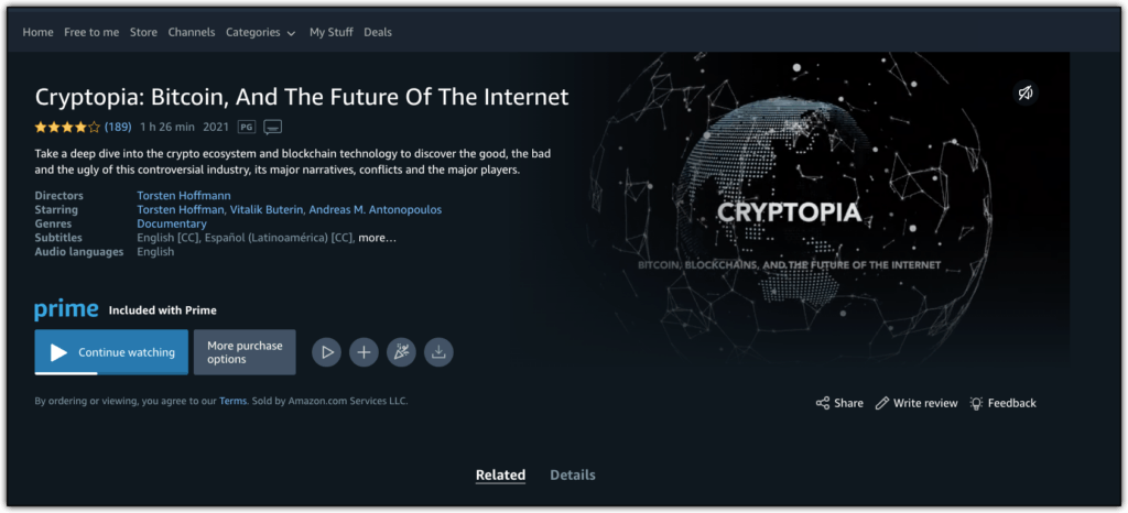 Cryptopia: Bitcoin, And The Future Of The Internet Documentary 