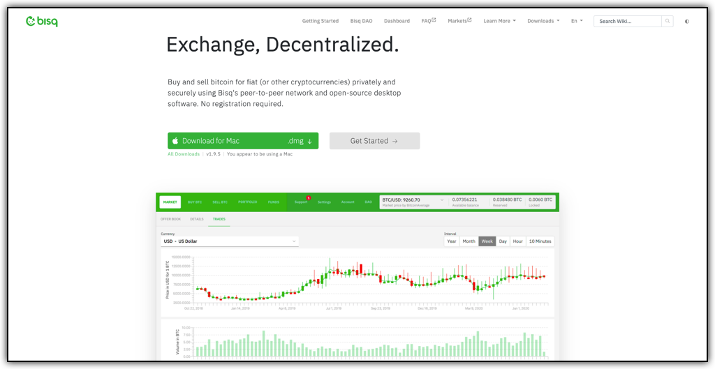 bisq p2p bitcoin exchange 