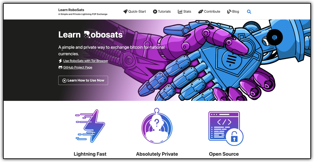 learn robosats page screenshot 