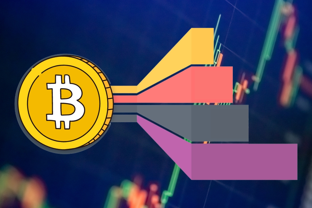 Are Bitcoin 's Cycles Lengthening? bar chart emitting from a bitcoin with each bar becoming subsequently longer. Longer bitcoin price cycles