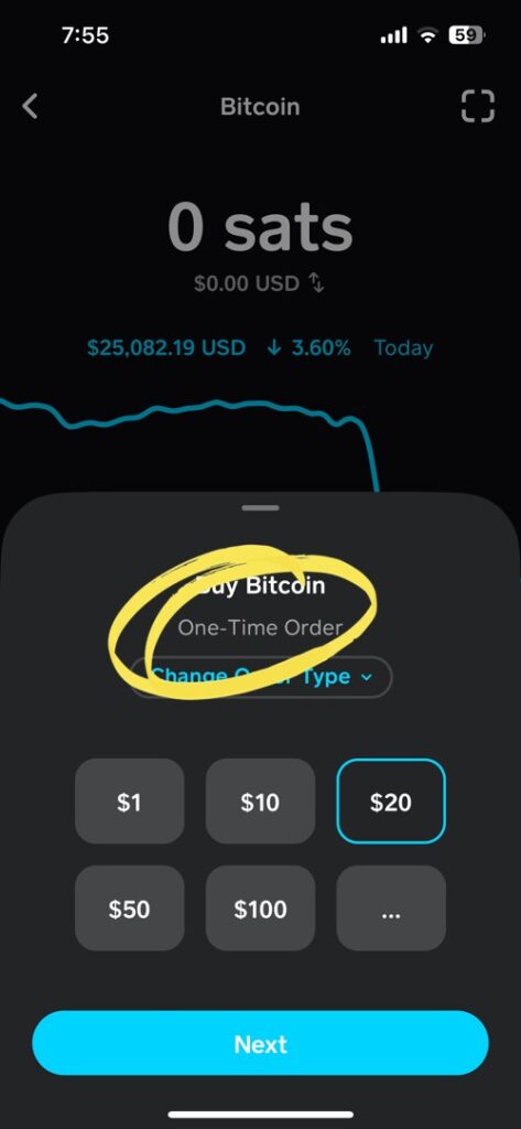 buy bitcoin on cash app step 2 