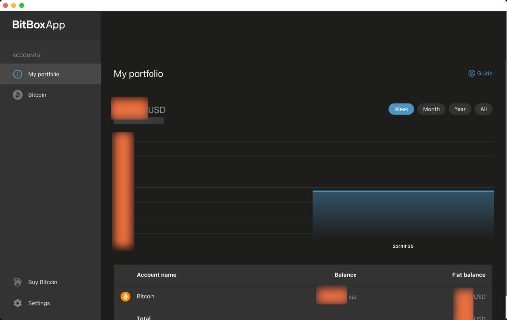 bitbox bitcoin portfolio value 