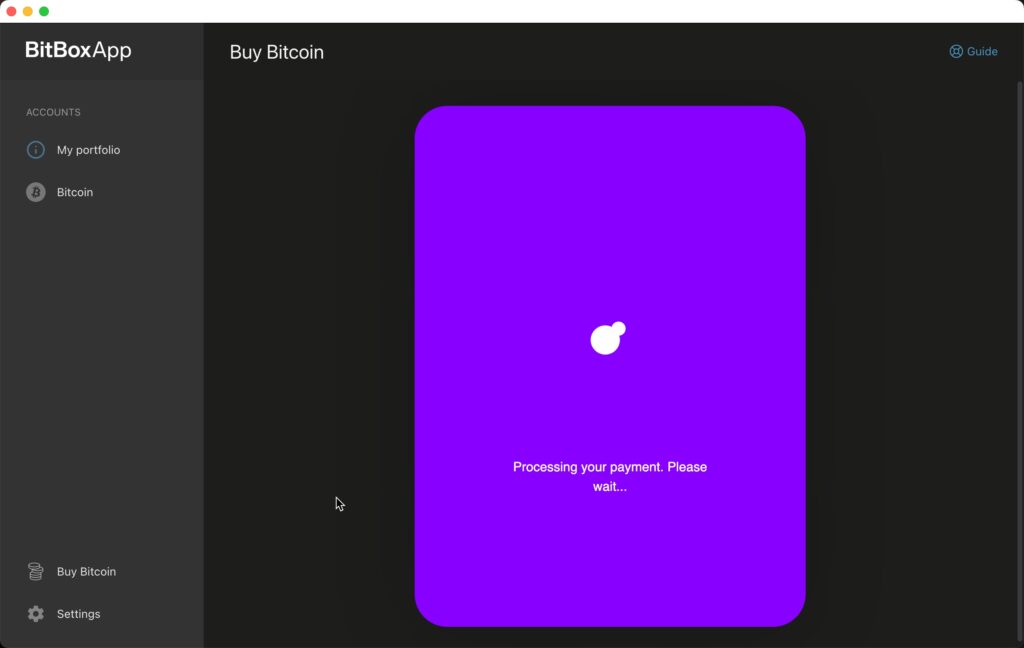 buy bitcoin bitbox moonpay processing payment 