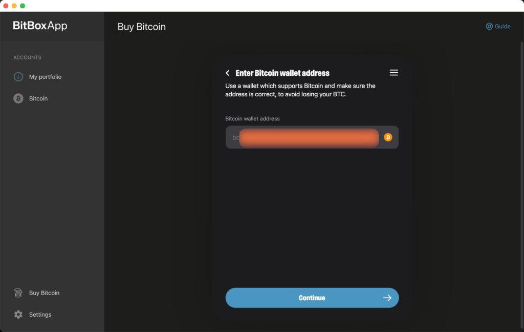 buy bitcoin bitbox wallet address 