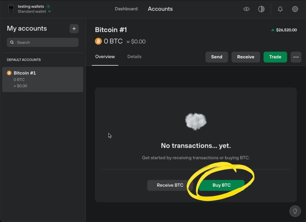 buy bitcoin in trezor suite wallet software 