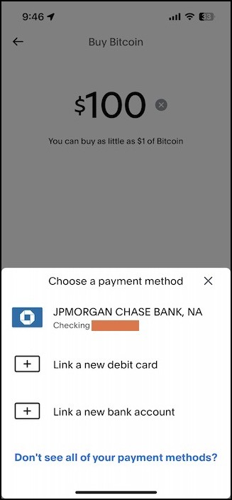 buy bitcoin with chase checking on paypal 