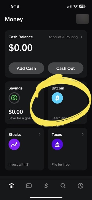 enable bitcoin on cash app 