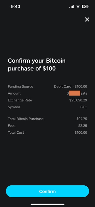 final bitcoin purchase information 