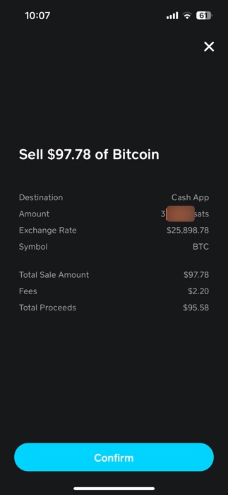 sell bitcoin on cash app 