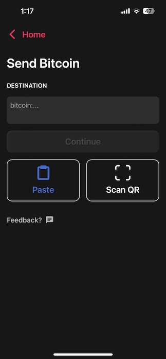 send lightning bitcoin on mutiny wallet 