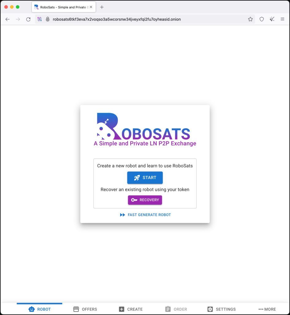 robosats onion url 