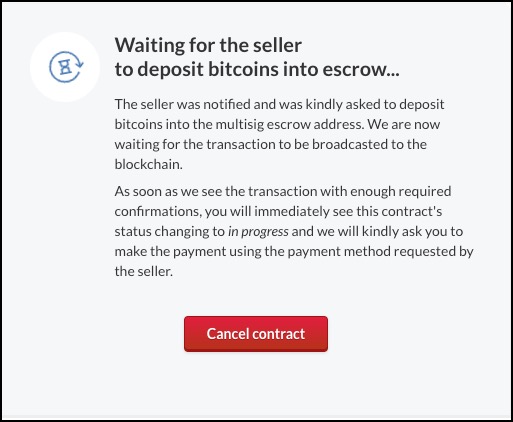 waiting for seller to deposit bitcoin hodl hodl 